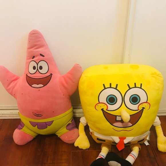 spongebob and patrick stuffed animals